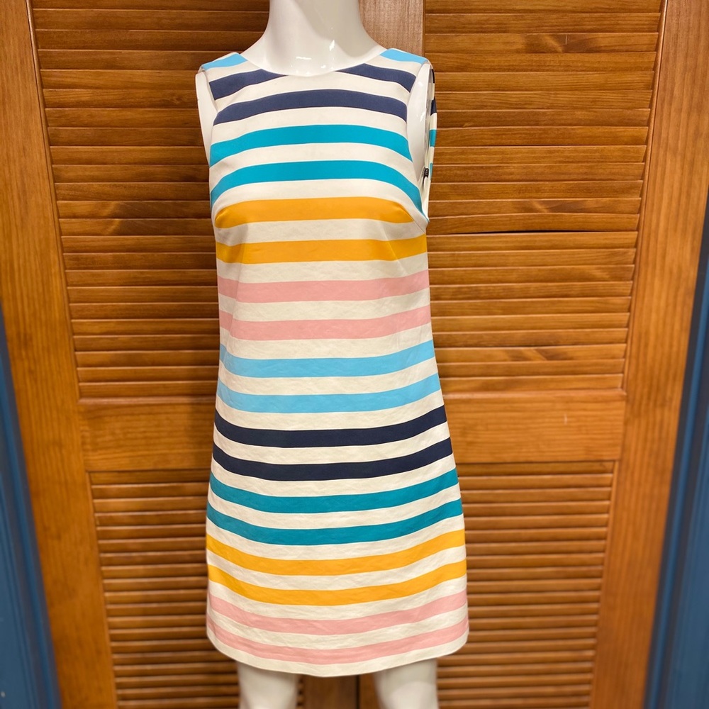Zara Rainbow Multicolored Stripped Summer Dress